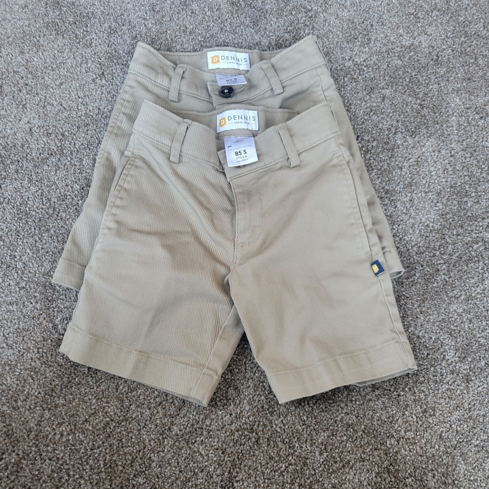 Dennis Uniform Khaki Shorts Size 5 Slim